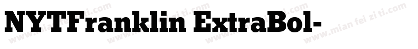 NYTFranklin ExtraBol字体转换